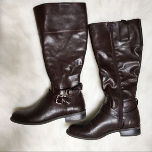 Nine West brown riding boots